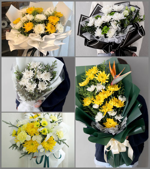 江苏南通港闸区幸福街道白事花束代送